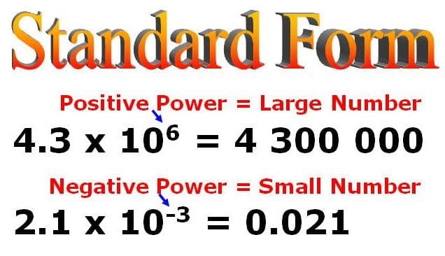 standard form calculator